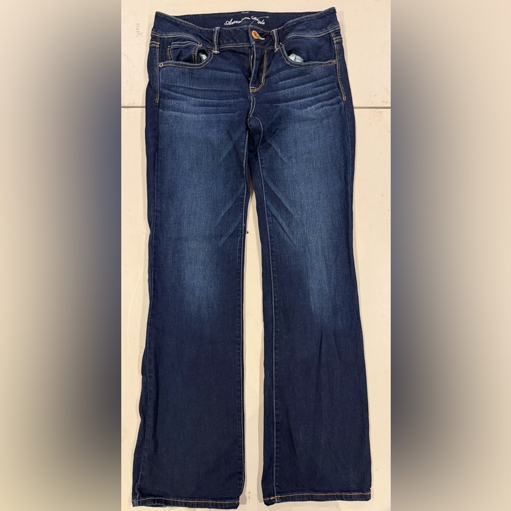 American Eagle Outfitters Dark Blue Flare Jeans